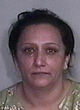 Briton Sabiha Khan, 46, was jailed for eight months